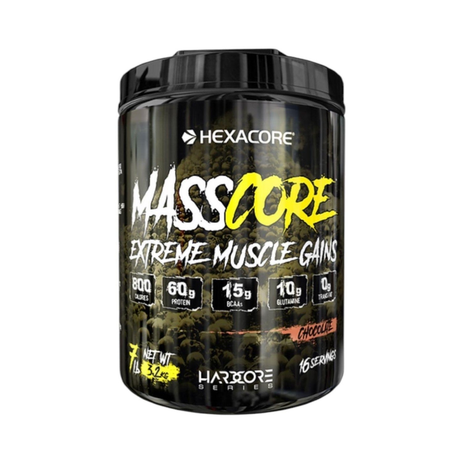 Ganador MassCore Extreme Hexacore, 7 lbs, chocolate.