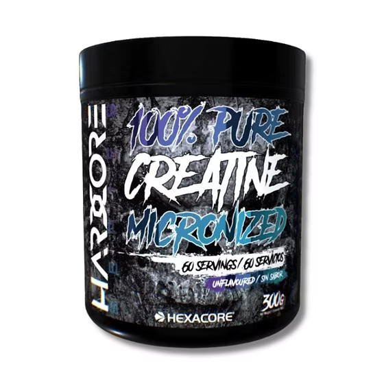 100% Pure Creatina Micronizada Hexacore, 300g.