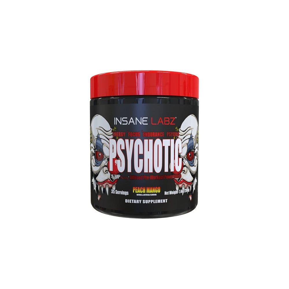 Psychotic Gold USA Insane Labz, 203g, peach mango.