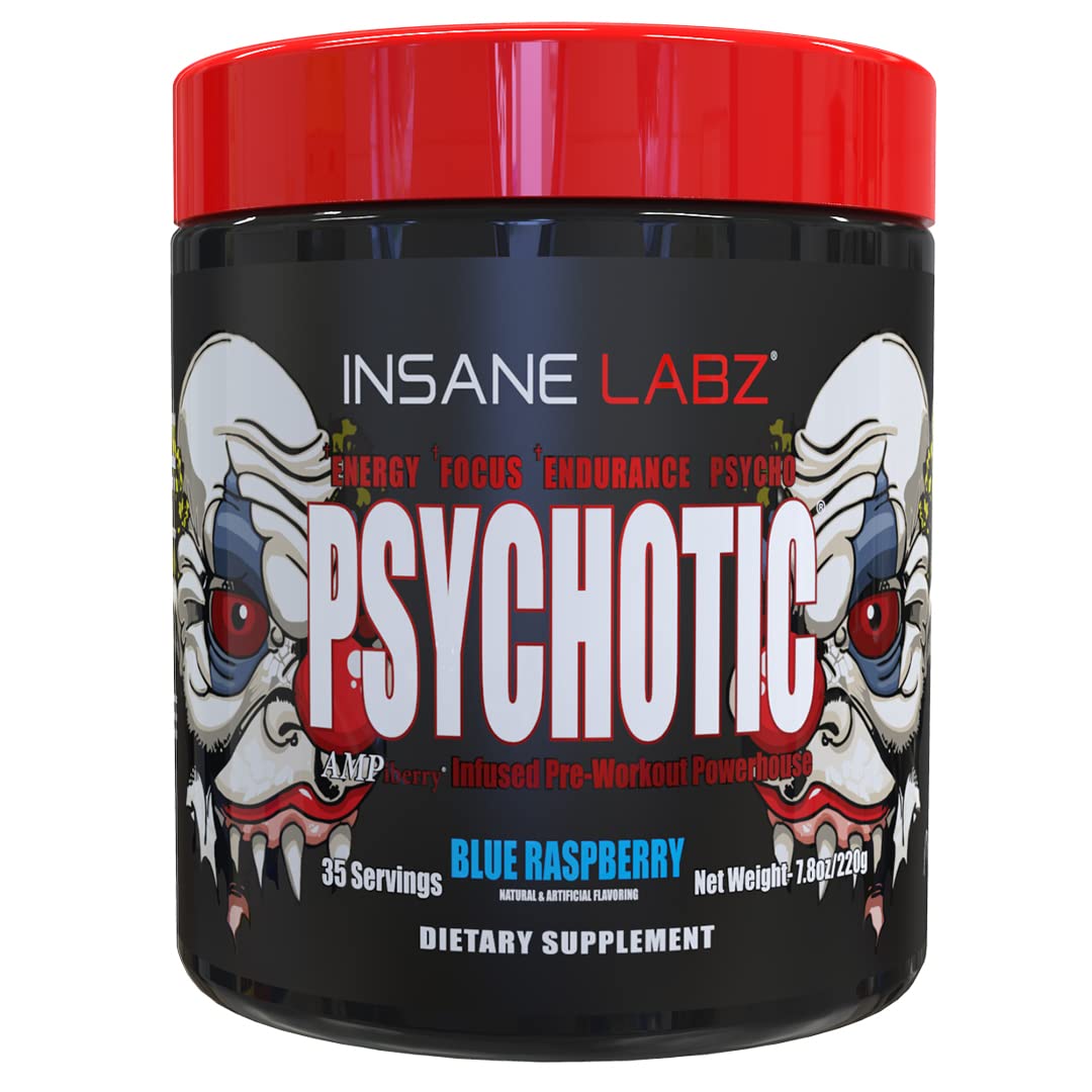 Psychotic SAW USA Insane Labz, 188g, blue raspberry.
