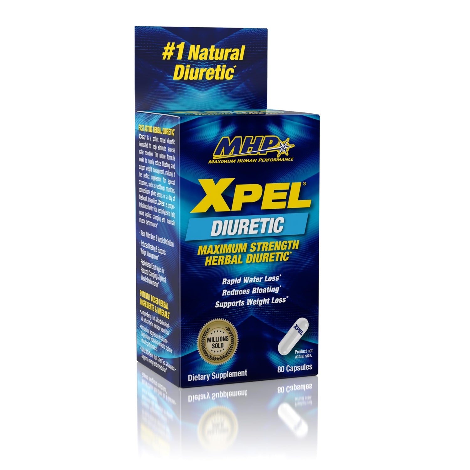 XPEL Diuretic USA MHP, 80 caps.