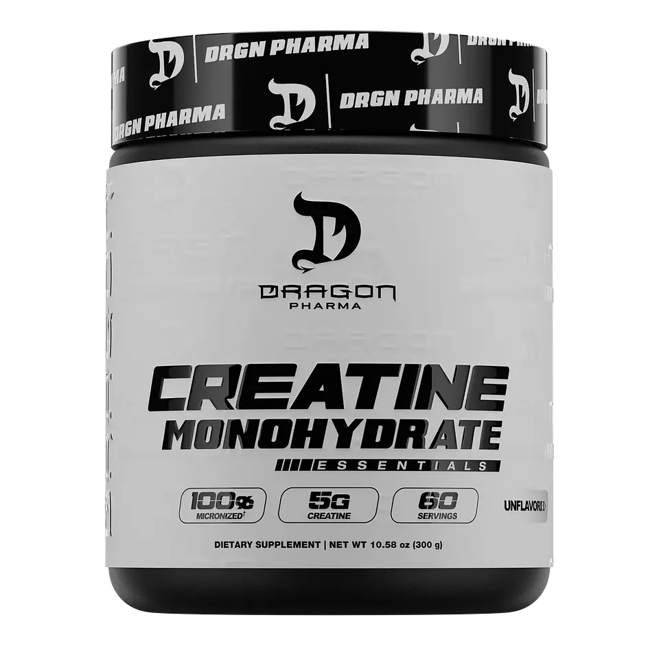 Creatina Monohydrate Essentials Dragon Pharma, 300g.