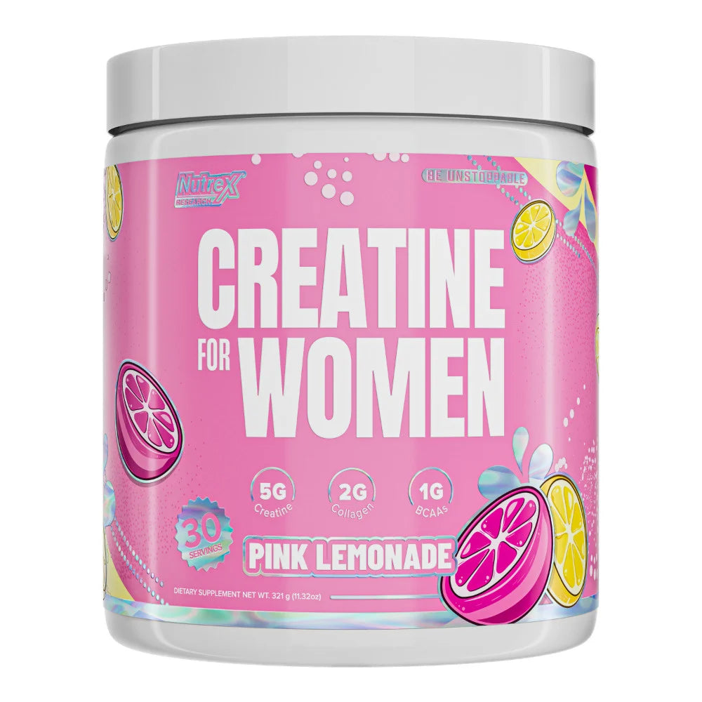 Creatina for Women Nutrex, 324g, pink lemonade.