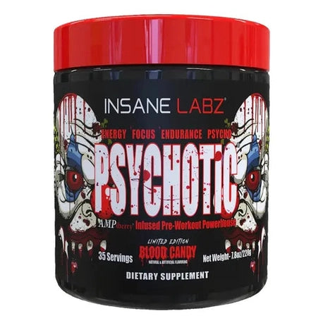Psychotic Red Insane Labz, 220g, blood candy.