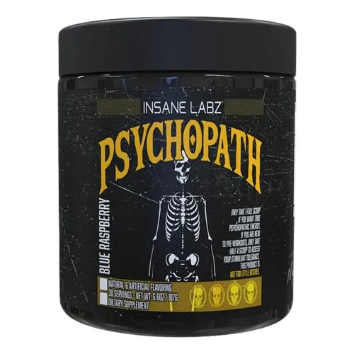 Psychopath Insane Labz, 187g, blue raspberry.