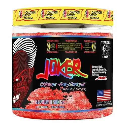 Joker Extreme Pre-Workout with Test Booster Terror Labz.