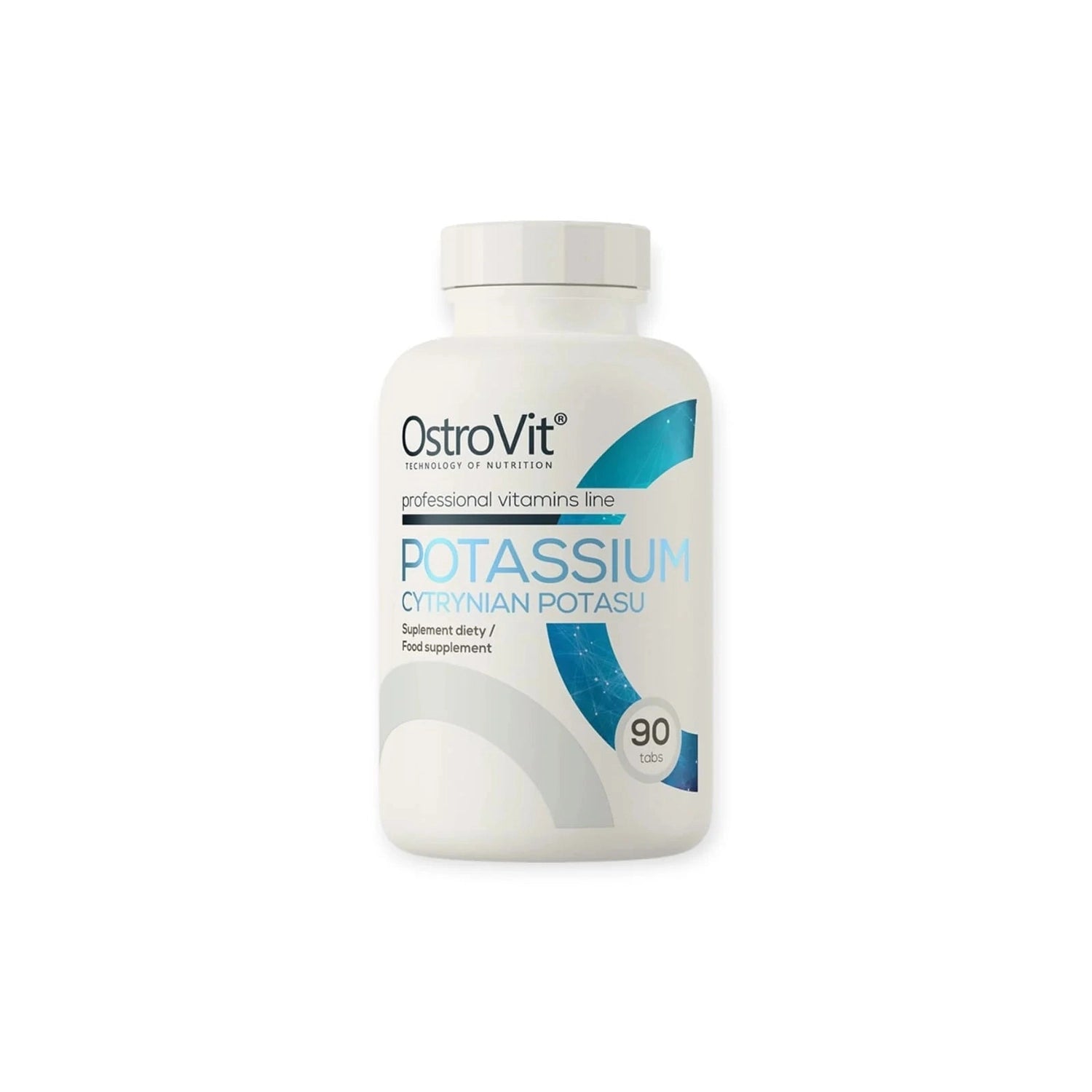 Potasio Cytrynian Potasu Ostrovit, 90 tabs.