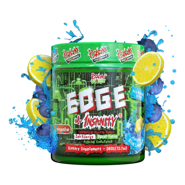 Edge of Insanity Psycho Pharma, blue lemonade.