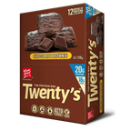 Barra Twenty's 20g proteína, 60g, chocolate brownie.