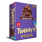 Barra Twenty's 19g proteína, 60g, chocolate fudge.
