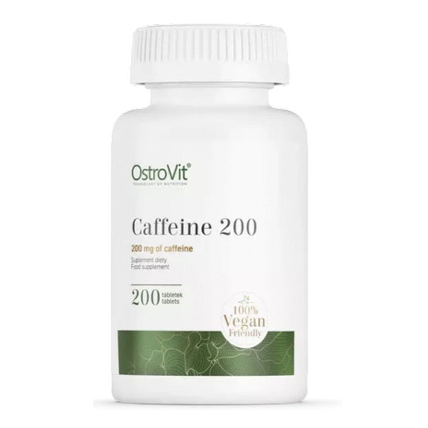 Caffeine Ostrovit, 200mg por tableta, 200 tabs.