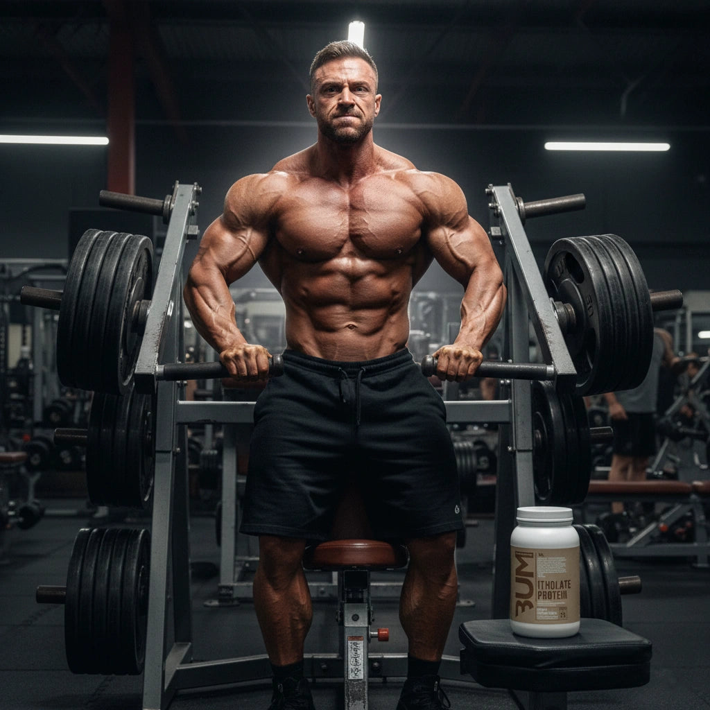 CBUM Itholate protein Raw Nutrition. 1,8 libras, 25 servicios.