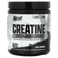 Creatina Monohydrate Nutrex, 300g, sin sabor.