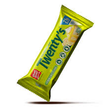 Barra Twenty's 21g proteína, 60g, lemon cheesecake.