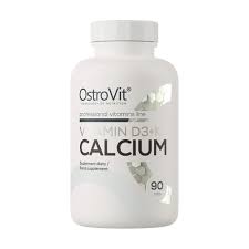 Calcio Vitamina D3+K2 Ostrovit, 90 tabs.