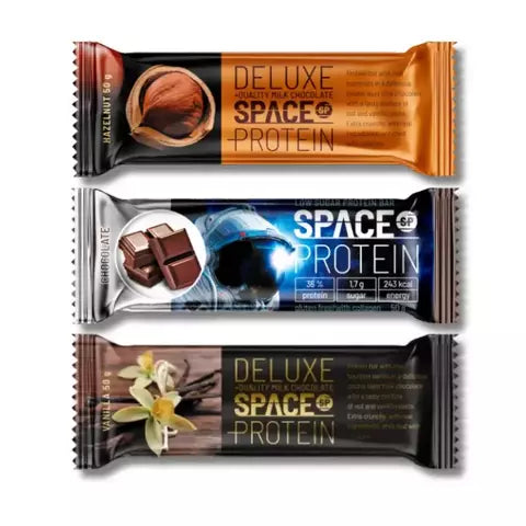 Barra Space Protein Mix 1, 50g, mix 3 sabores.