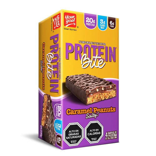 Protein Bite 20g proteína, 55g, caramel peanut salty.