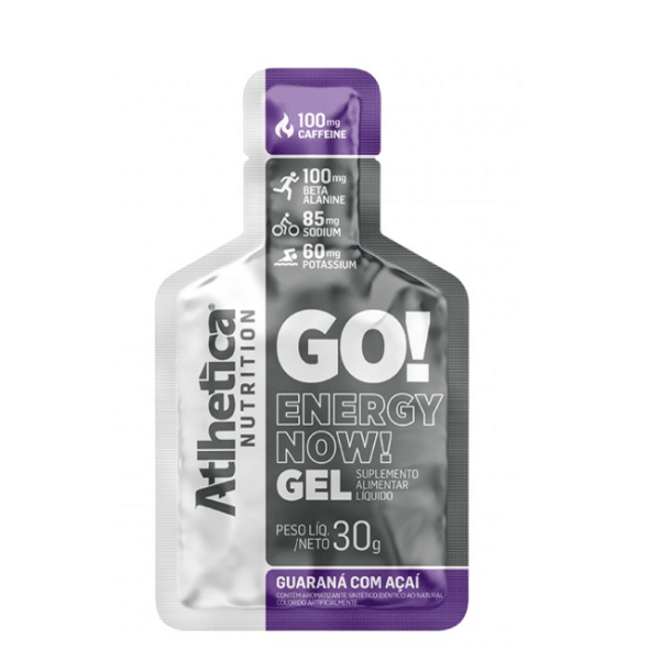 Gel Go! Energy Now Athletica, guaraná y açaí.