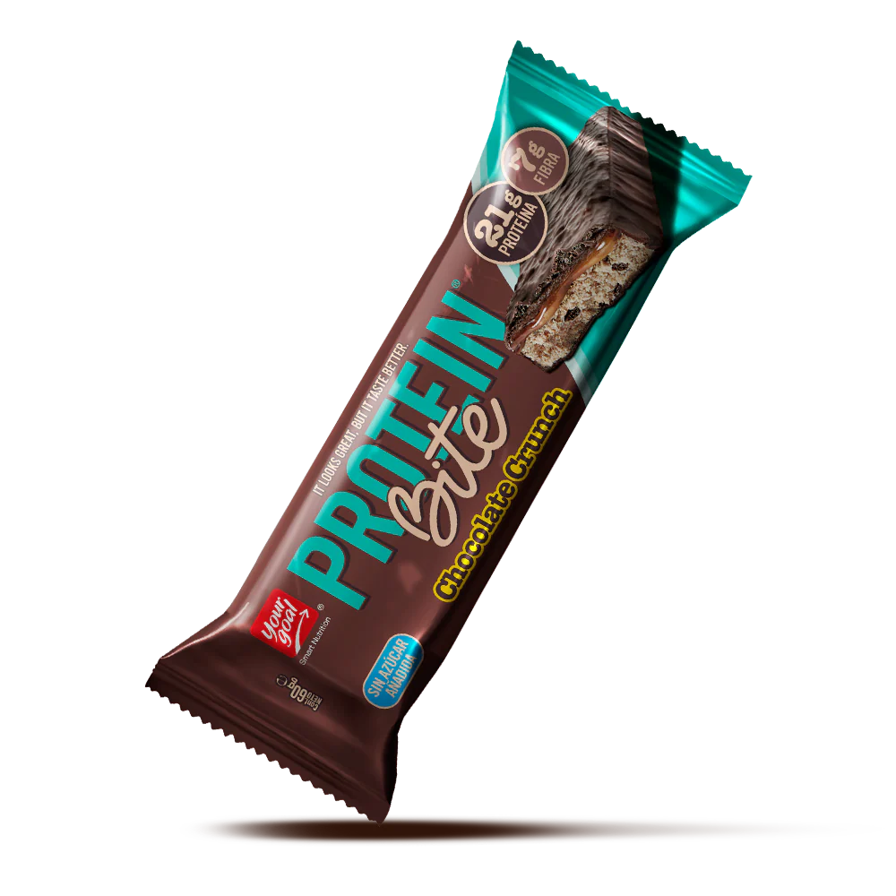 Protein Bite 21g proteína, 60g, chocolate crunch.